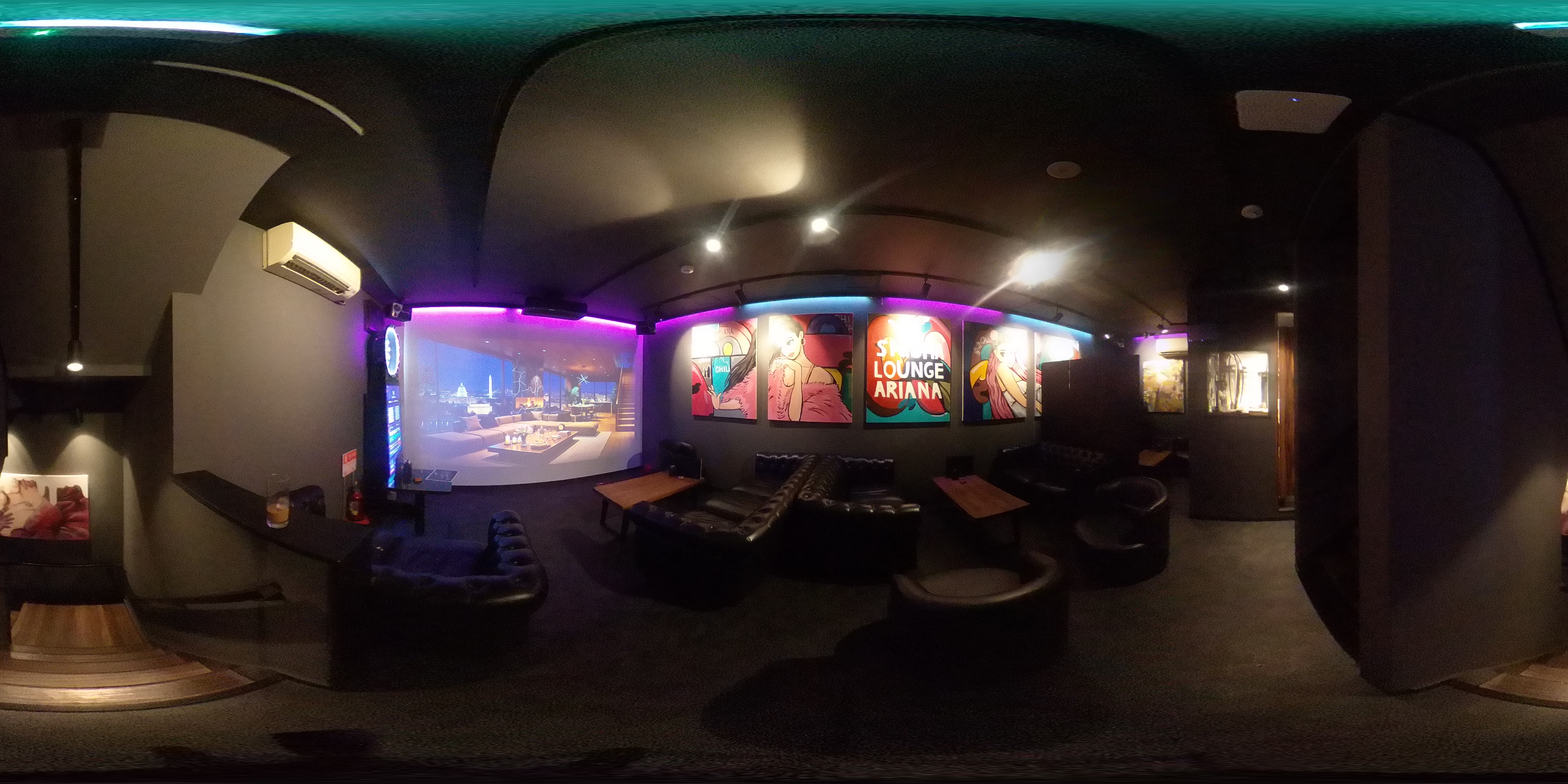 ラウンジの360度写真